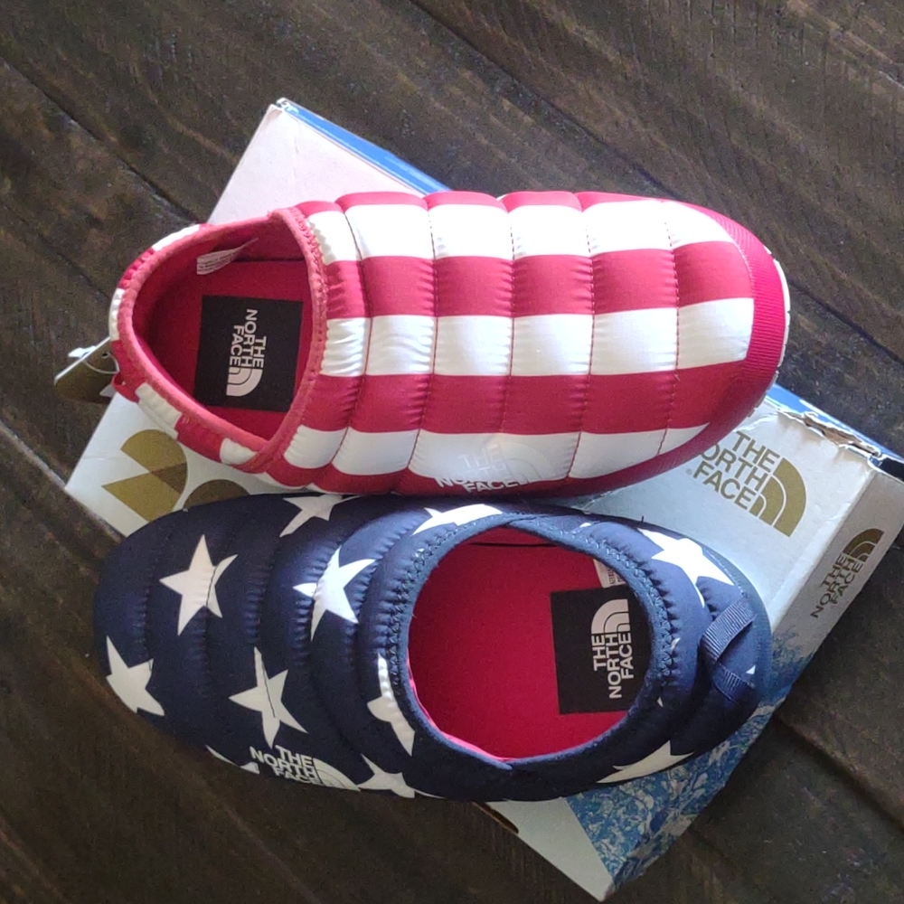 Women's north face goose down mule